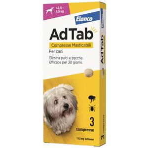 COMPRESSE ADTAB CANI CF3PZ 2,5-5,5KG